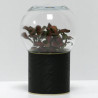 Terrarium déco motifs noirs