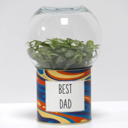 Terrarium déco Best dad